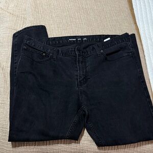 Old Navy Men's Black Slim built-in flex jeans